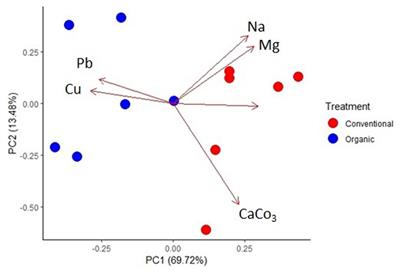 Organic vs. conventional: impact of cultivation treatments on the soil microbiota in the vineyard